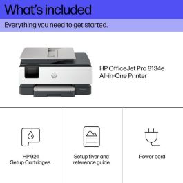 HP OfficeJet Pro 8134e All-in-One Printer Fax Color Inkjet