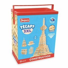 Jeujura Técap? 3XL Juego de Construcción y Equilibrio con 200 Tablas de Madera Natural en 3 Tamaños, Incluye Barril de Cartón Precio: 44.5000006. SKU: S7144957