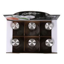 Anna Botella Vidrio 1L Tapa Metal Round A (6 Unidades)