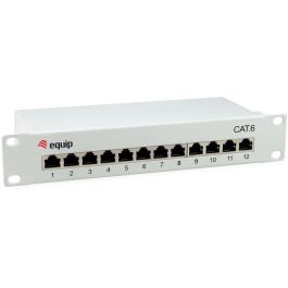 EQUIP Patchpanel 12x RJ45 Cat6 10" FTP 1HE ISO/IEC Gris Claro Precio: 48.50000045. SKU: B14LMKHDZ2