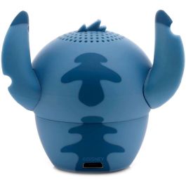 Bitty Boomers Mini Altavoz Bluetooth 5.0 Stitch Disney 5cm con Sonido Estéreo Emparejable y Batería Recargable 300mAh