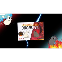 Asmodee Juego Exploding Kittens Good Vs Evil Ekiek01Es