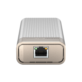Qnap Adaptador USB-C a RJ45 10GbE USB 4. Conecta tu dispositivo a una red Gigabit Ethernet ultrarrápida. Incluye cable USB 4 C-C. Compatible Cat 6a.