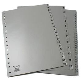 Grafoplas separadores numericos a4 1-31 posiciones 16 taladros pp opaco gris Precio: 2.95000057. SKU: B175LYKDVD