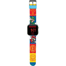 Reloj Led Super Mario Gsm4236 Kids Licensing