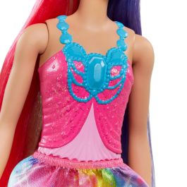 Muñeca Barbie Dreamtopia Pelo Colores Gtf38 Mattel