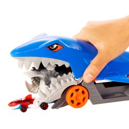 Tiburón Mastica Y Transporta Coches Hot Wheels Gvg36 Mattel