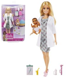 Muñeca Barbie Doctora Con Bebé Gvk03 Mattel