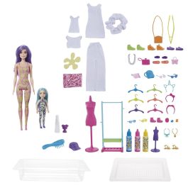 Set Barbie Color Reveal Moda Tie-Dye Hcd29 Mattel