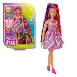 Muñeca Barbie Totally Hair-Pelo Extralargo Flor Hcm89 Mattel