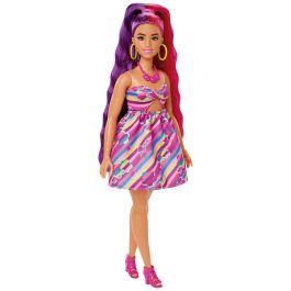 Muñeca Barbie Totally Hair-Pelo Extralargo Flor Hcm89 Mattel
