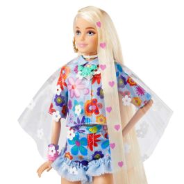 Muñeca Barbie Extra Flores Hdj45 Mattel