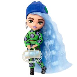 Muñeca Barbie Extra Mini Pelo Azul Hielo Hgp65 Mattel