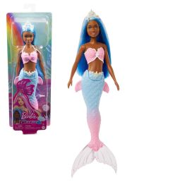 Muñeca Barbie Sirena Dreamtopia Pelo Azul Hgr12 Mattel