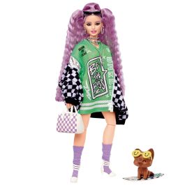 Muñeca Barbie Extra Chaqueta De Carreras Hhn10 Mattel