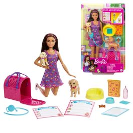 Muñeca Barbie Adopta Perritos Hkd86 Mattel