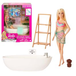 Muñeca Barbie Bienestar Rubia Con Bañera Hkt92 Mattel