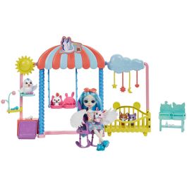 Muñeca Enchantimals Baby Bff Guardería Starley Stork Hlh23