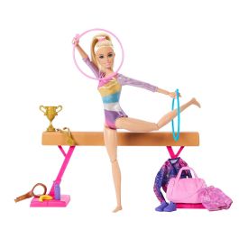 Muñeca Barbie Tú Puedes Ser Gimnasta Rubia Hrg52 Mattel