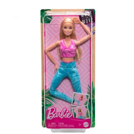 Muñeca Barbie Yoga Made To Move Rubia Hrh27 Mattel