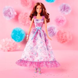 Muñeca Barbie Morena Deseos De Cumpleaños Hrm54 Mattel