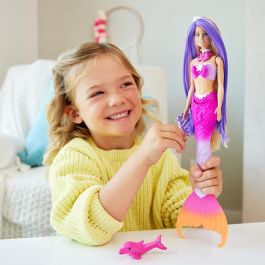 Muñeca Barbie Malibú Sirena Cambia De Color Hrp97 Mattel