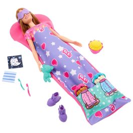 Muñeca Barbie Fiesta Pijamas Con Cachorros Hxn01 Mattel