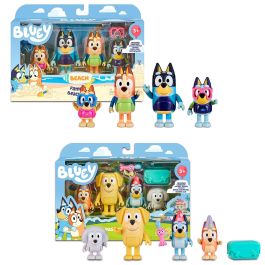 Bluey - Pack 4 Figuras - 3 Surtidos Bly63000 Famosa