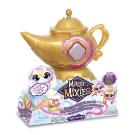 Magic Mixies Lámpara Mágica Rosa - Kit de Conjuro con Arena Mágica, Anillo y Muñeco Genio Mixie para Niños 4+ Años