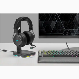 Corsair VIRTUOSO RGB Wireless XT Auriculares Diadema Inalámbricos y Alámbricos Bluetooth Negro CA-9011188-EU