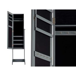 Giftdecor Espejo Joyero con Pie Gris 36x140x36.5cm