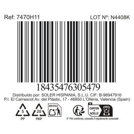 La Mediterranea Bol 630 ml Ø 14 x 8 cm "Nebula" Md