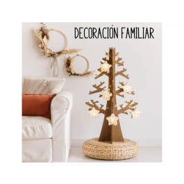 Wondee Lampara de Noche Infantil Personalizable Mini Estrella de Madera Sostenible con Nombre y Luz Quit Miedos