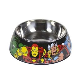Cerdá T2S:S Comedero para Perro Pequeño Marvel Rojo, ideal para cachorros y perros de raza pequeña.