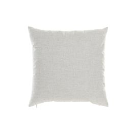 DKD Home Decor Cojín Blanco Multicolor 10 x 45 x 45 cm Poliester Flores Zipper