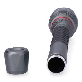 Edm Linterna LED 18000 lm, 180W, 5 Modos de Luz, IP67, Batería 3x5000 mAh, Hasta 20h Autonomía, Aluminio Edm Linterna LED 18000 lm, 180W, 5 Modos de Luz, IP67, Batería 3x5000 mAh, Hasta 20h Autonomía, Aluminio