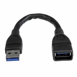 Cable USB Startech USB3EXT6INBK Negro