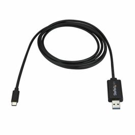 Cable USB A a USB C Startech USBC3LINK Negro