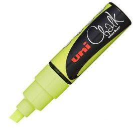 Uniball marcador de tiza liquida pwe-8k amarillo fluor -6u- Precio: 23.59000028. SKU: S8418878