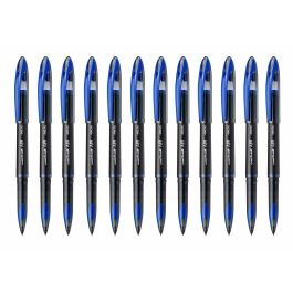 Boligrafo de tinta líquida Uni-Ball Air Micro UBA-188-M Azul 0,5 mm (12 Piezas)