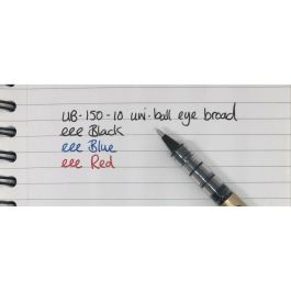 Boligrafo de tinta líquida Uni-Ball UB-150-10 Azul 1 mm (12 Piezas)