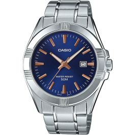Reloj Hombre Casio Azul Plateado (Ø 43,5 mm)
