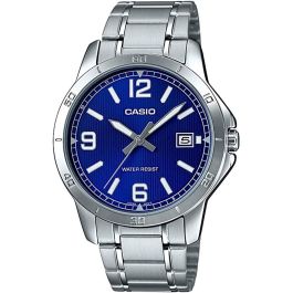 Reloj Hombre Casio Plateado Azul Precio: 48.59000025. SKU: S7233551