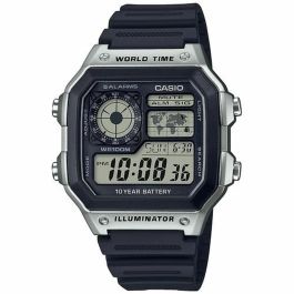 Reloj Hombre Casio AE-1200WH-1CVEF Negro Gris (Ø 40 mm) Precio: 33.94999971. SKU: S0449580
