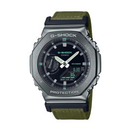 Reloj Hombre Casio GM-2100-1AER G-Shock Negro Acero
