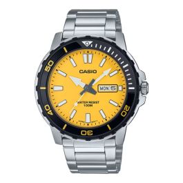 Reloj Hombre Casio DIVER Amarillo Plateado Precio: 165.39489978219999. SKU: B14B54C8XX