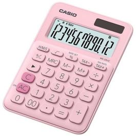 Calculadora Casio Ms-20Uc-Pk Sobremesa 12 Digitos Tax +-- Color Rosa