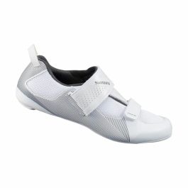 Zapatillas de ciclismo Shimano Tri TR501 Blanco Blanco/Gris