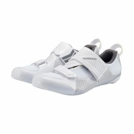 Zapatillas de ciclismo Shimano Tri TR501 Blanco Blanco/Gris
