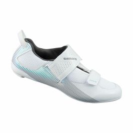 Zapatillas de ciclismo Shimano Tri TR501 Blanco Azul